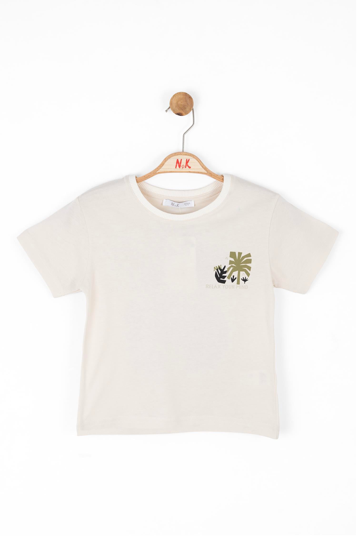 NKY-46502Erkek Çocuk Piramit Tshirt 46502