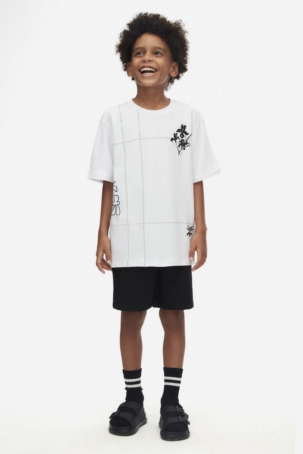 NKY-48312Erkek Çocuk Noir Tshirt 48312