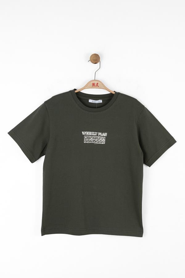 NKY-48369Erkek Çocuk Plan Tshirt 48369