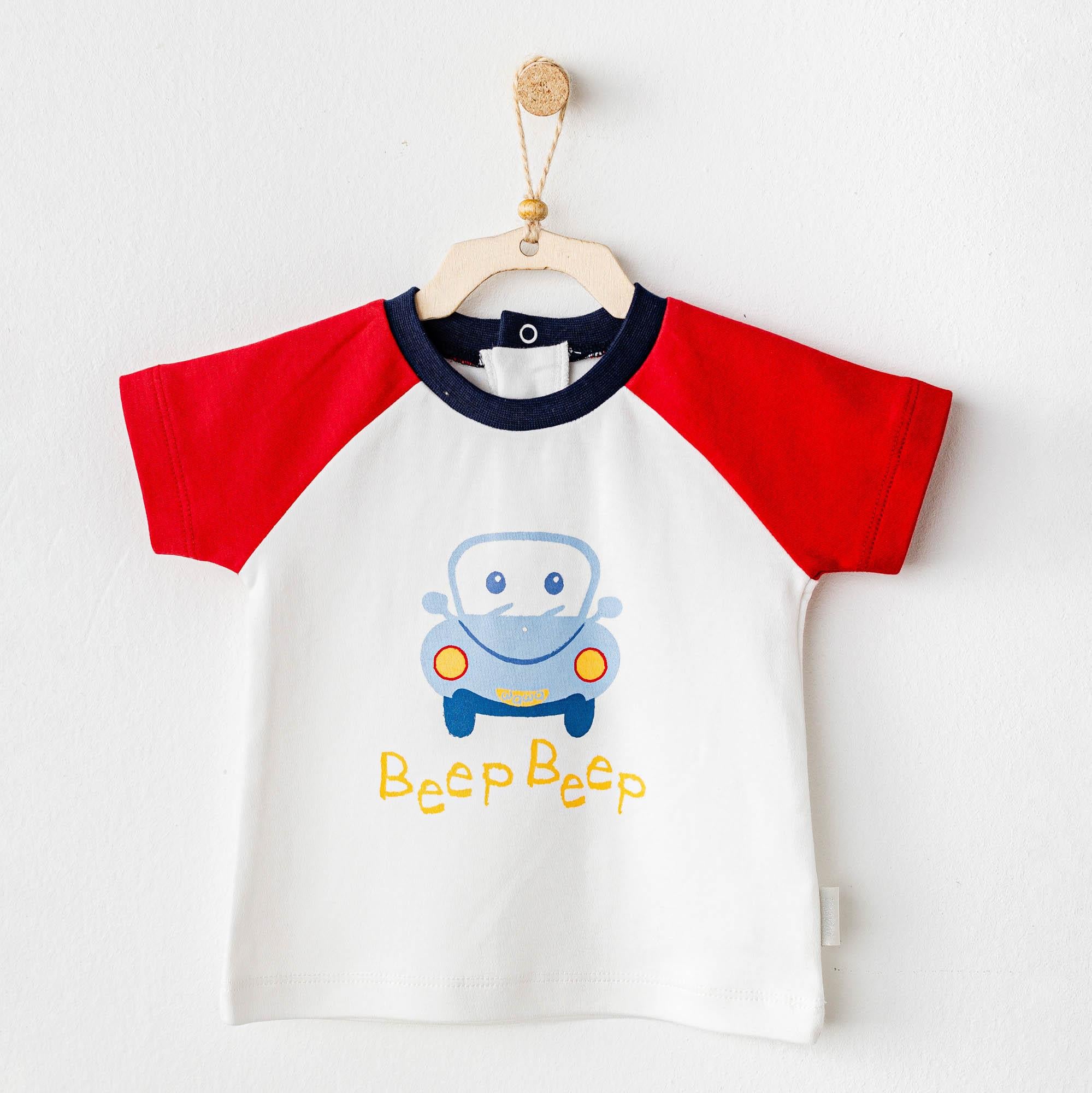 ANW-AC25976Erkek Bebek Tshirt Casual AC25976