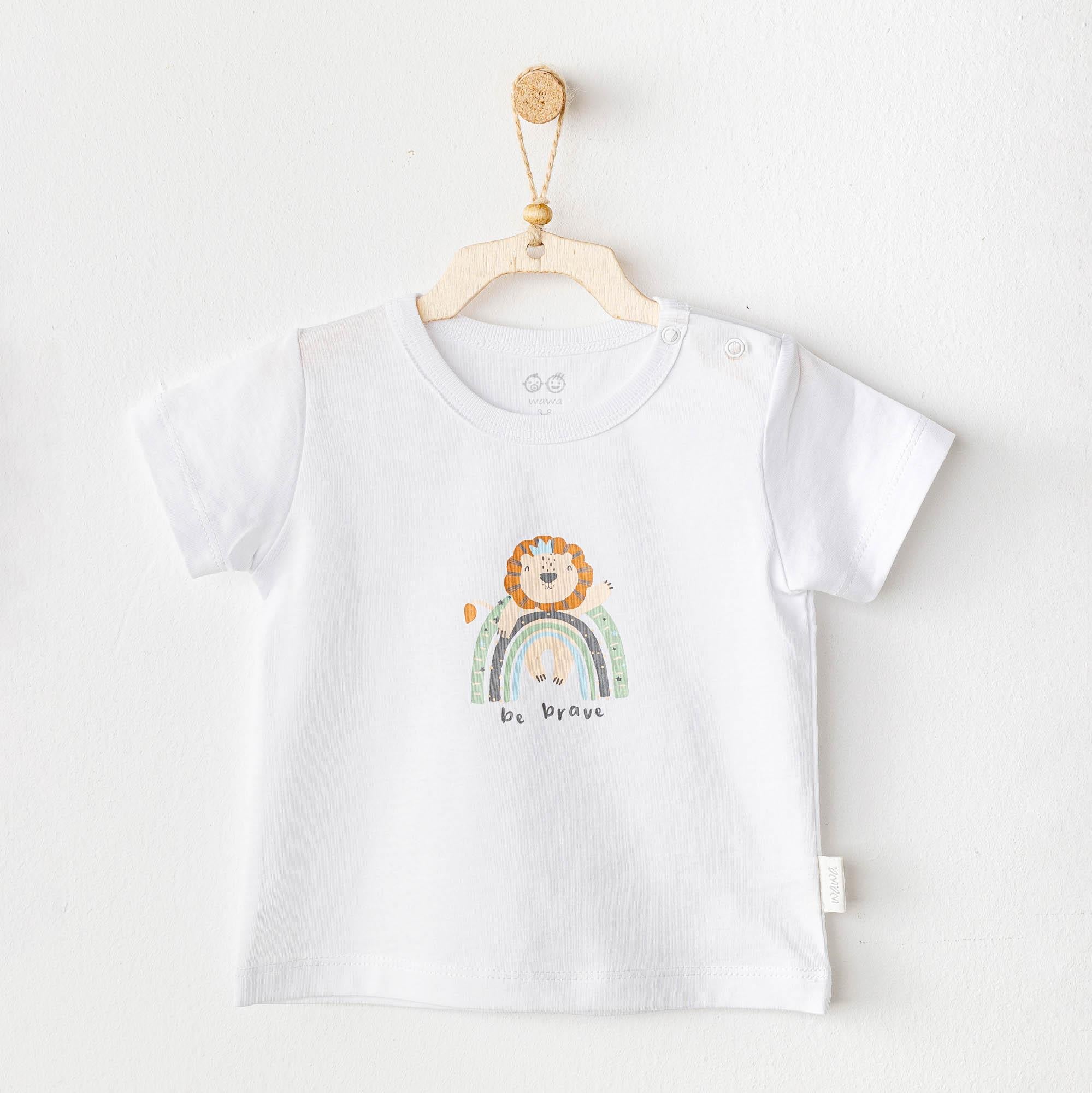 ANW-AC25977Erkek Bebek Tshirt Casual AC25977