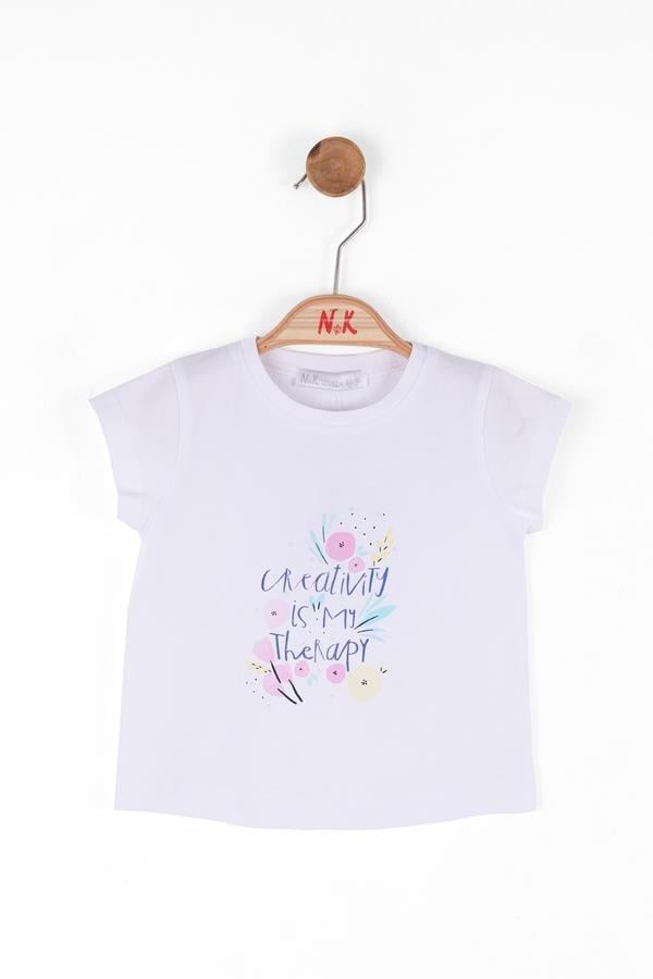 NKY-38611Kız Bebek Rabbıt Tshirt