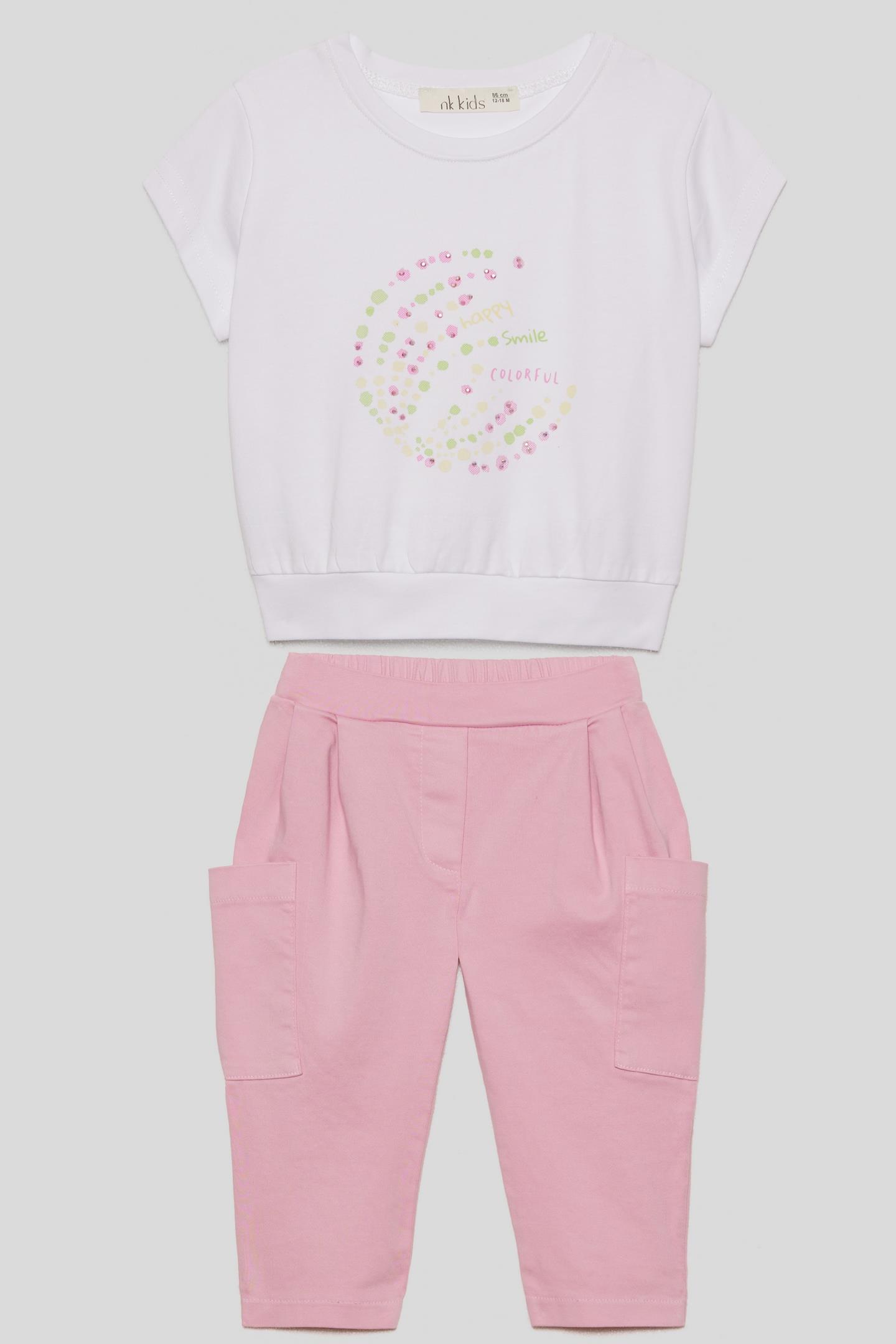 NKY-38614Kız Bebek Magnolıa House Tshirt