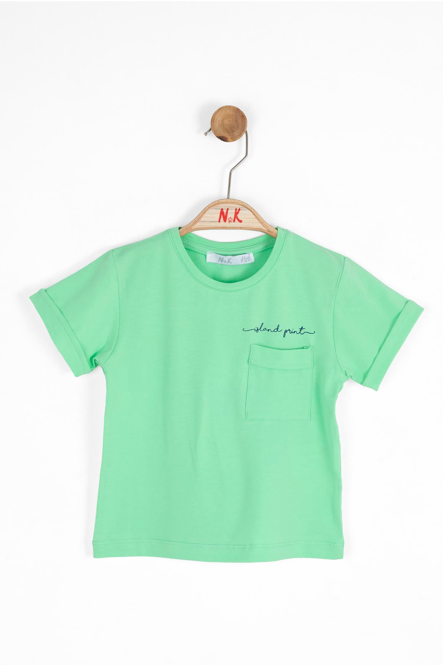 NKY-46602Erkek Bebek Girit Tshirt 46602