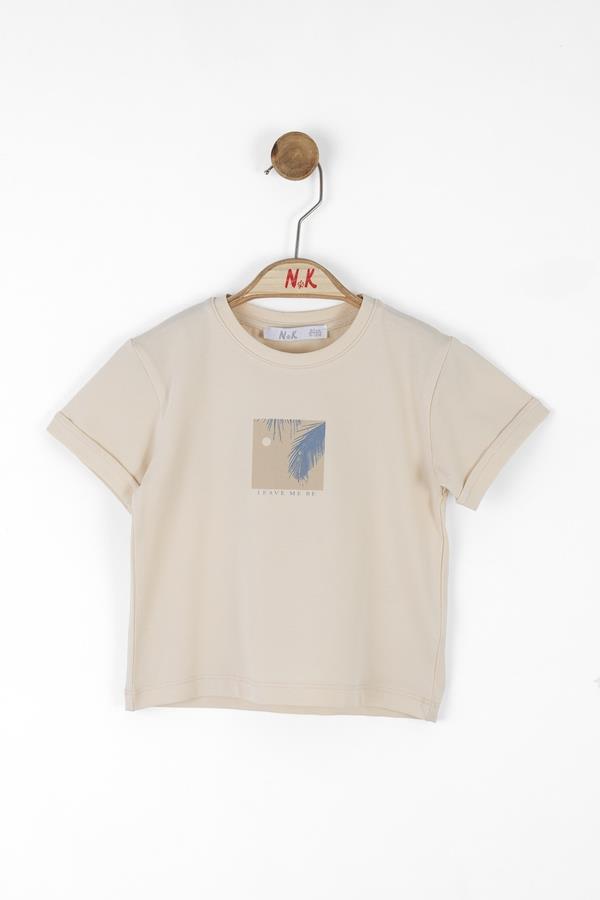 NKY-46611Erkek Bebek Relax Tshirt 46611