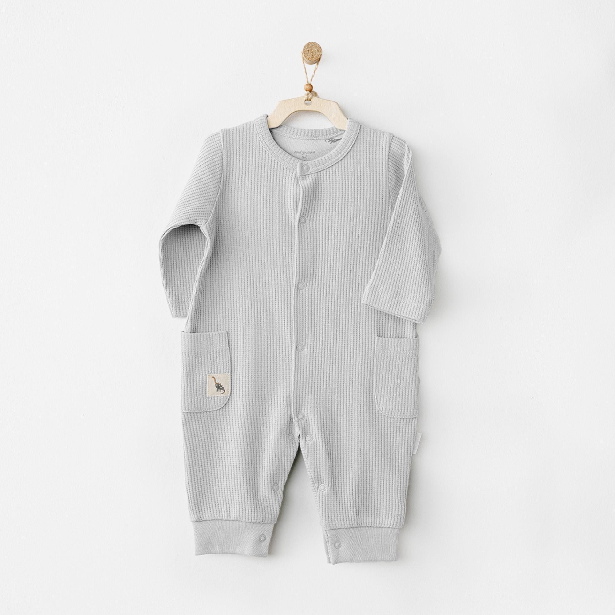 ANW-AC26013Erkek Bebek Tulum Romper ANW-AC26013