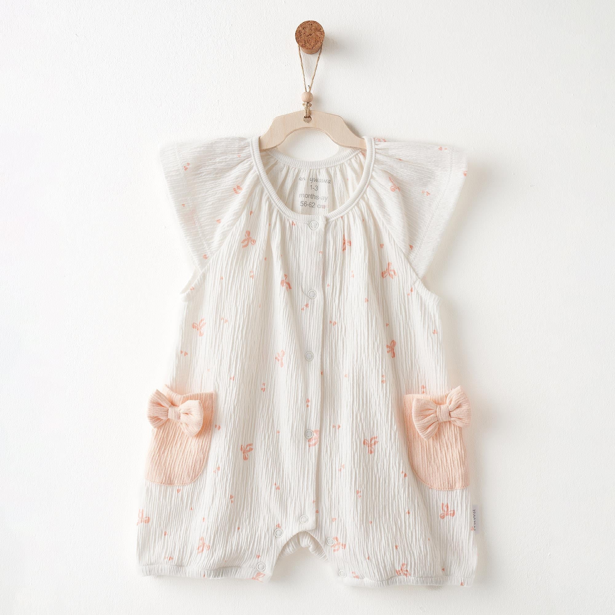 ANW-AC26536Kız Bebek Tulum Romper ANW-AC26536