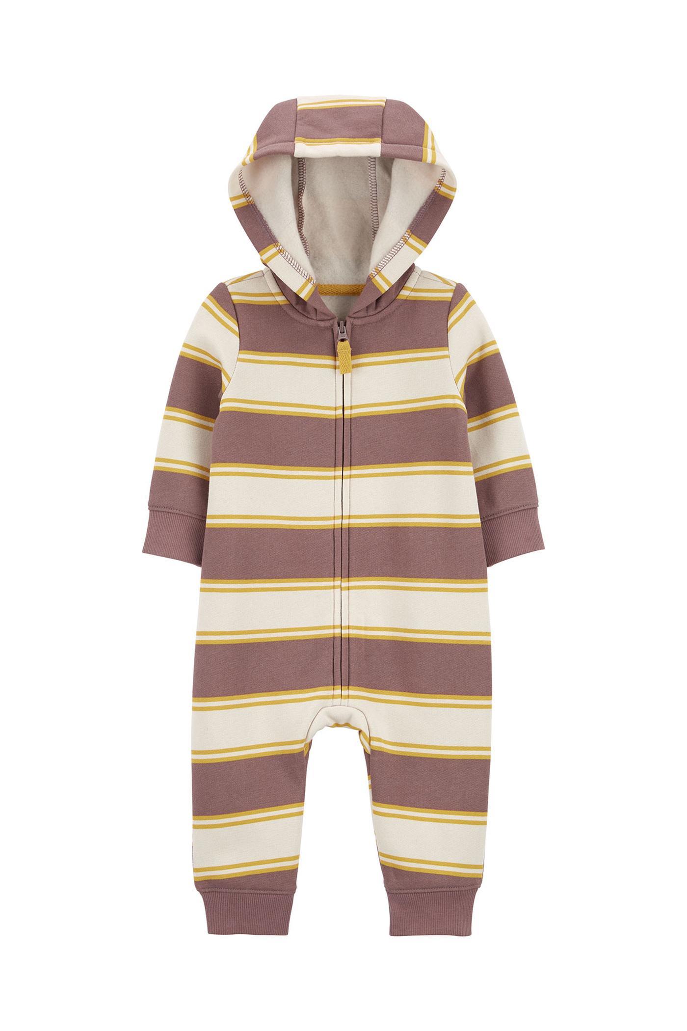 CTR-1P814010Erkek Bebek Kapüşonlu Tulum