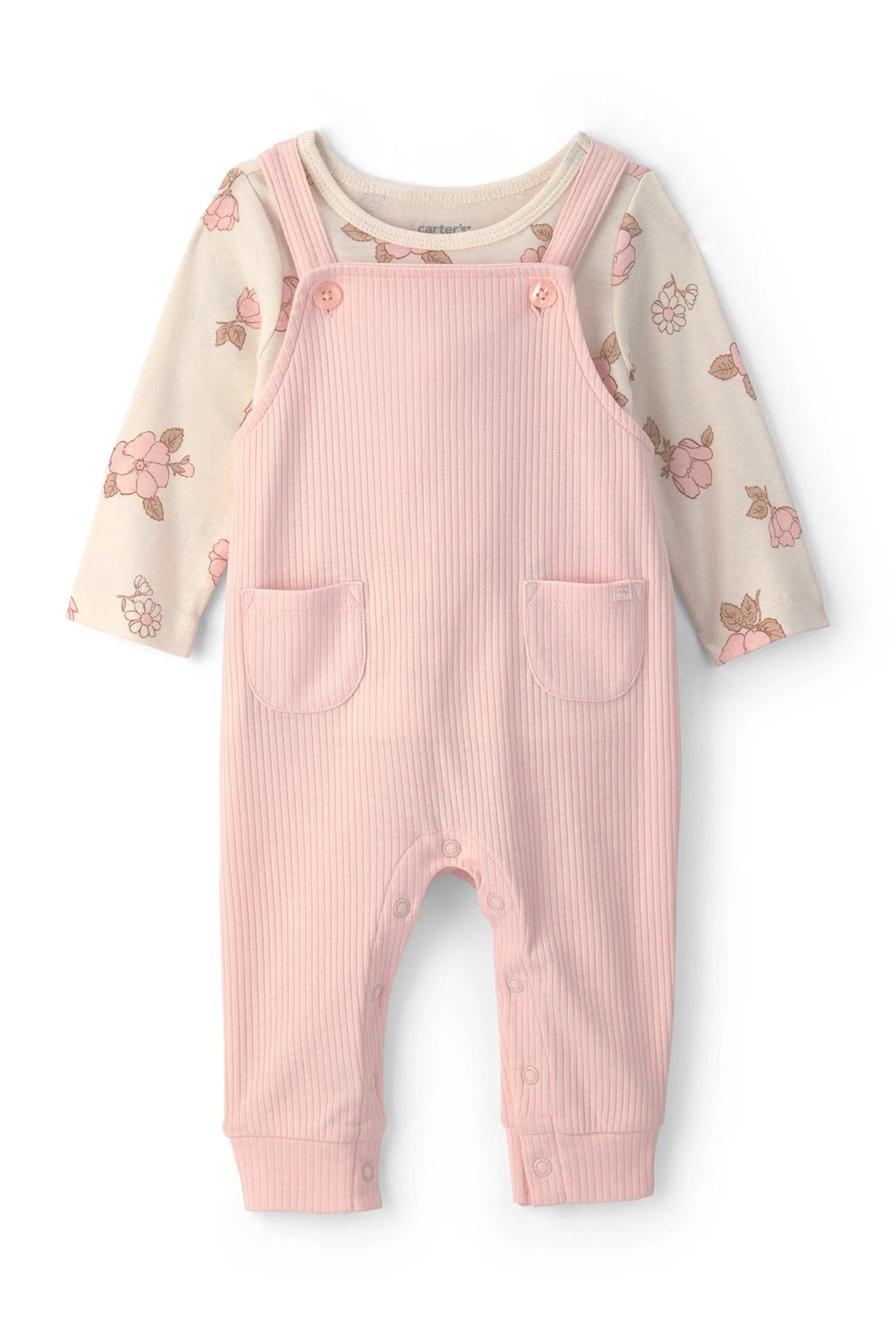 CTR-1V546410Layette Kız Bebek Salopet Set CTR-1V546410
