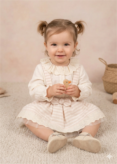 CMN-3783Kız Bebek Jacqueline 2'li Takım CMN-3783