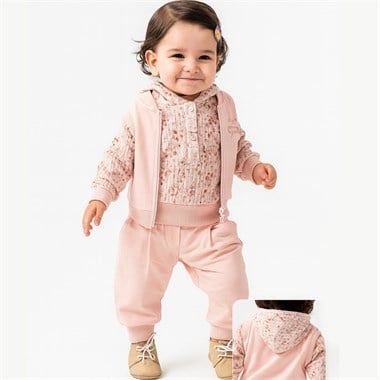 MON-52062Kız Bebek 3'lü Takım MON-52062