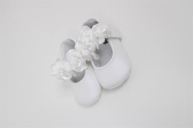 FUN-1535Kız Bebek Çiçekli Çırtlı Ayakkabı