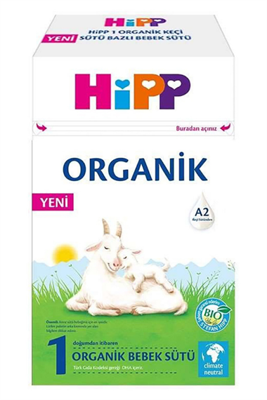 HIP-20000Hipp Organik Keçi Sütü Bazlı Bebek Sütü No:1 400GR