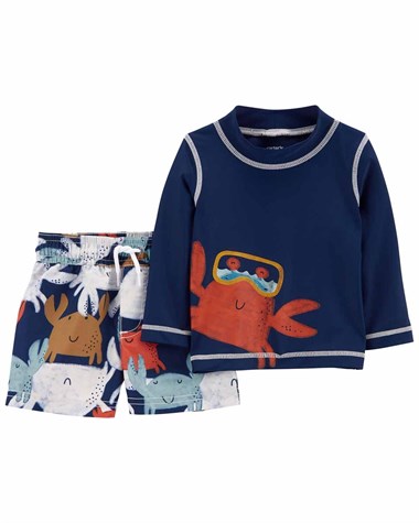 Carters 1N431010 Erkek Bebek Güneş Koruyucu Mayo Set