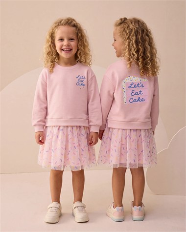 BUP-26240Kız Çocuk Tüllü Elbise BUP-26240