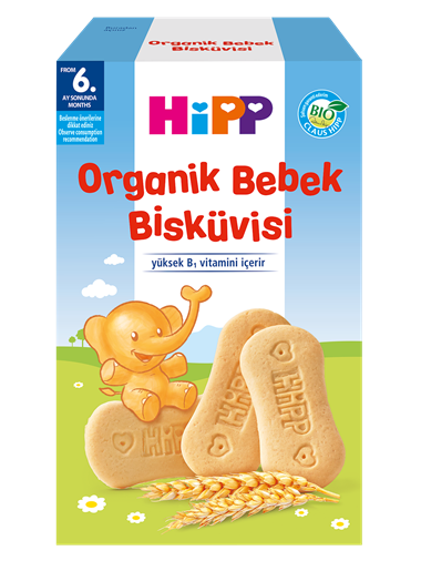HiPP 3551-F Organik Bebek Bisküvisi 150 gr.