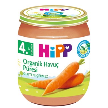 Hipp 4010 Organik Havuç Püresi 125 gr
