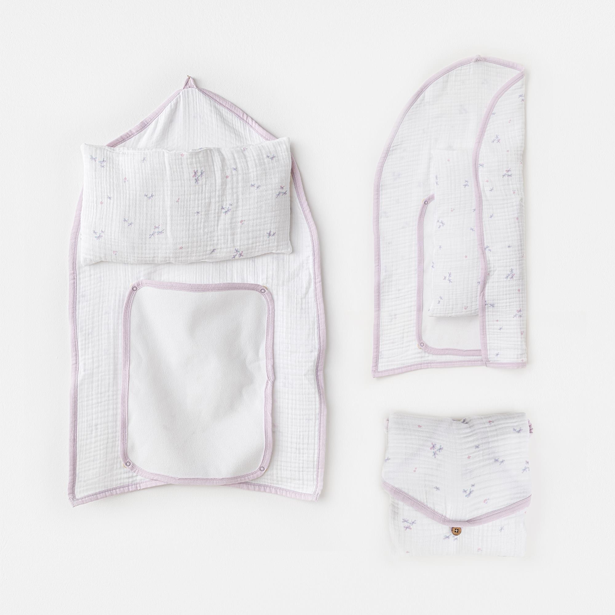 ANW-AC25583Kız Bebek Alt Açma Changing Mat Magical Butterfly Muslin