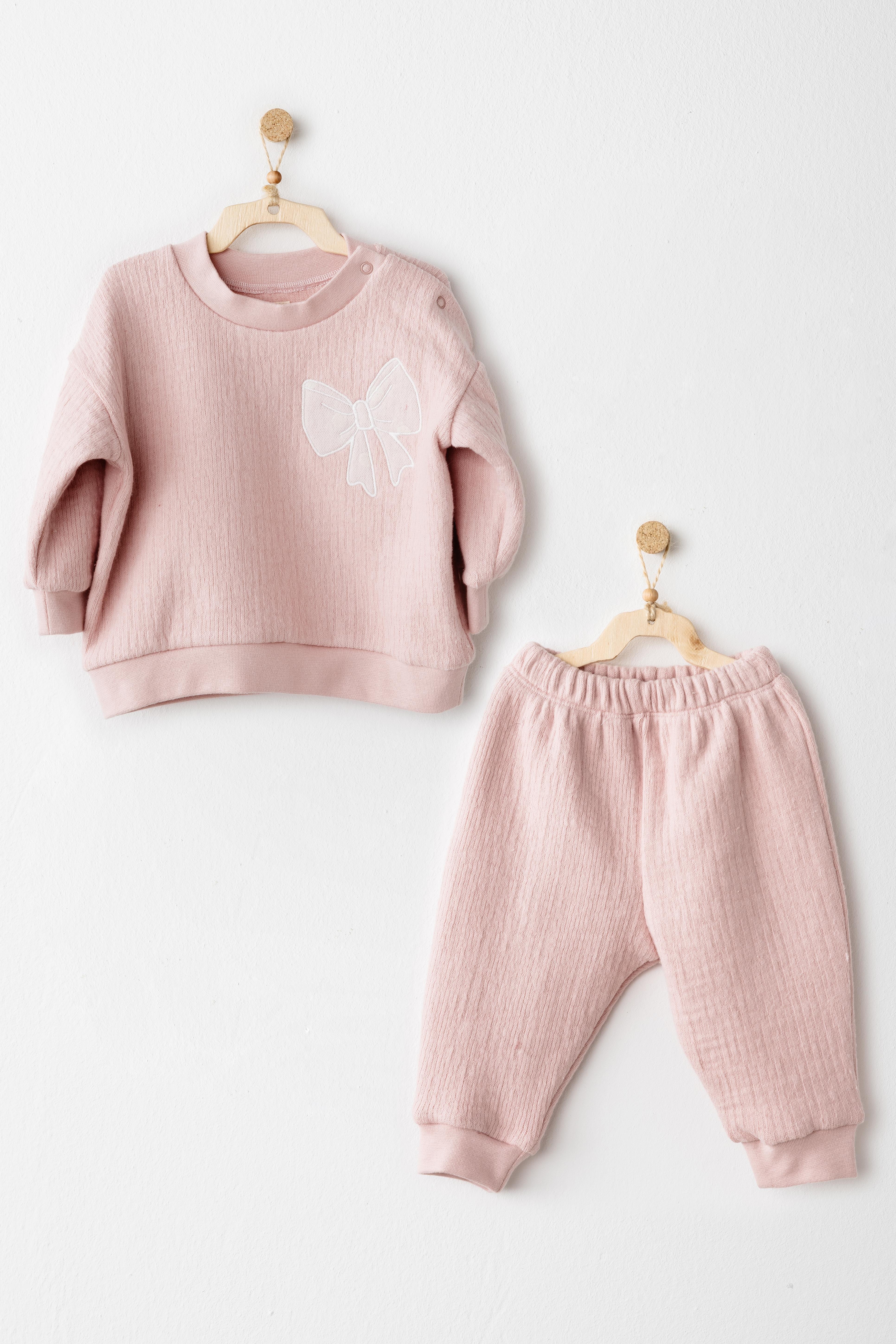 ANW-AC26200Kız Bebek Takım 2 Parça Set Casual AC26200