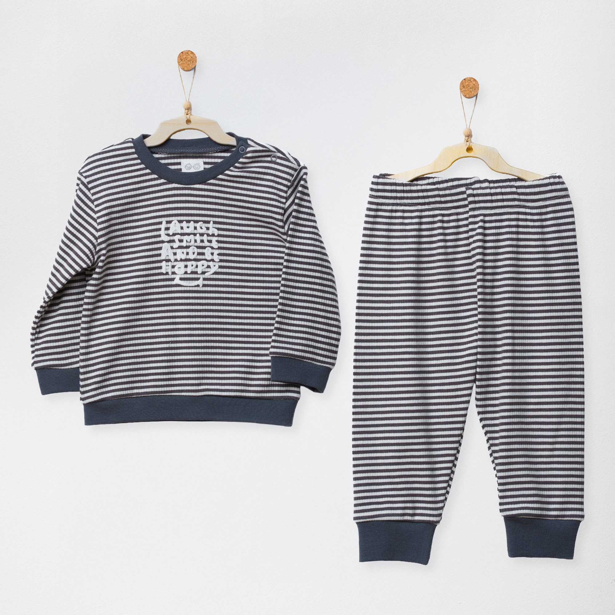 ANW-AC27181Bebek Takım 2 Pcs Set Bamboo Casual ANW-AC27181
