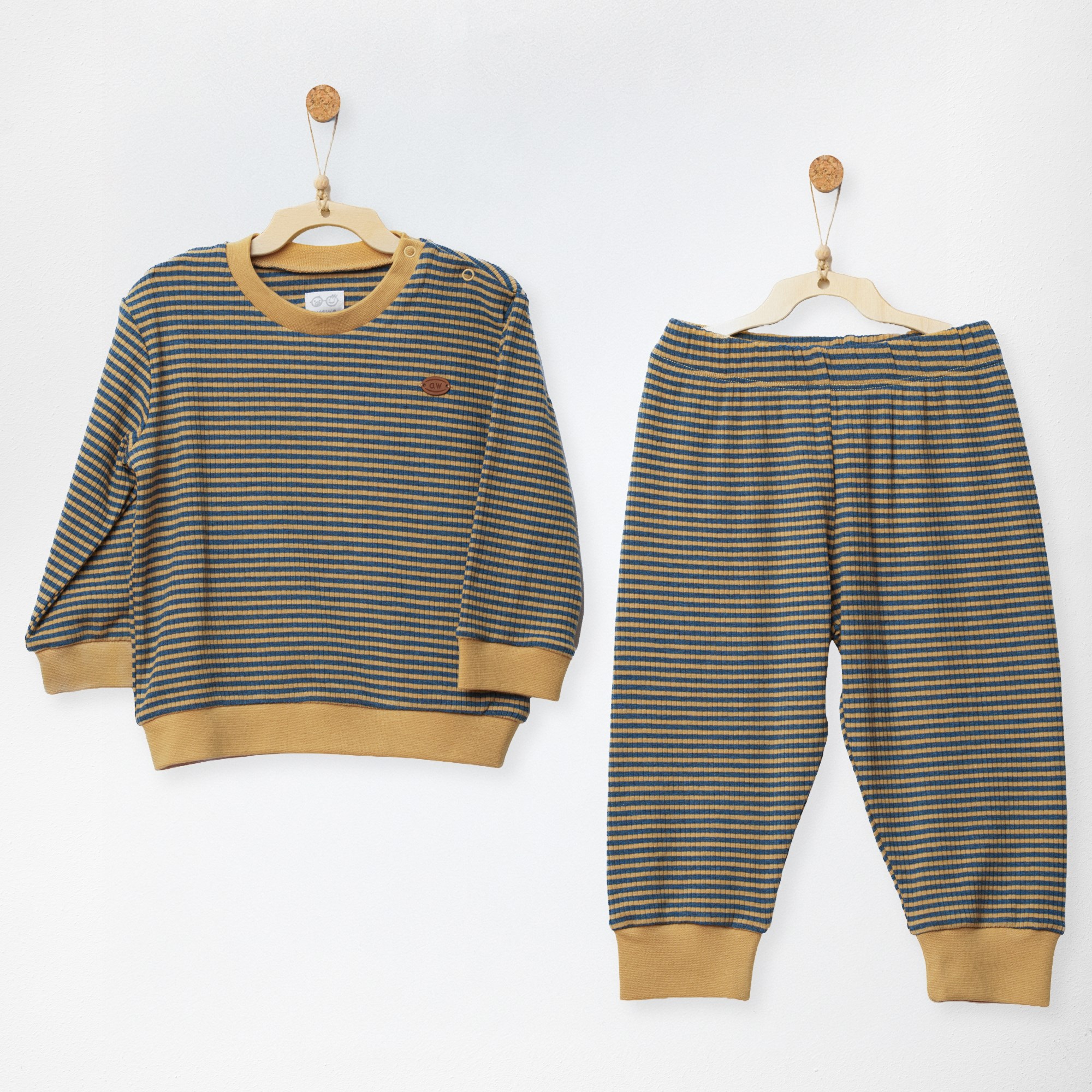 ANW-AC27185Bebek Takım 2 Pcs Set Bamboo Casual ANW-AC27185