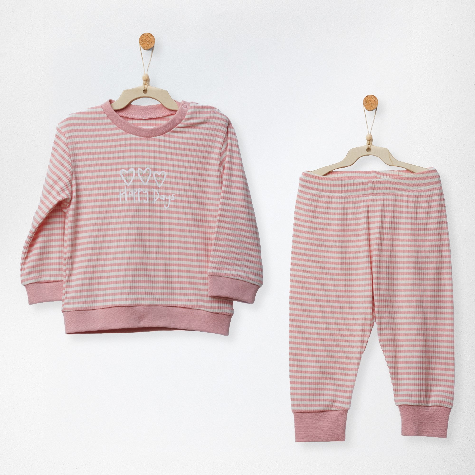 ANW-AC27198Bebek Takım 2 Pcs Set Bamboo Casual ANW-AC27198