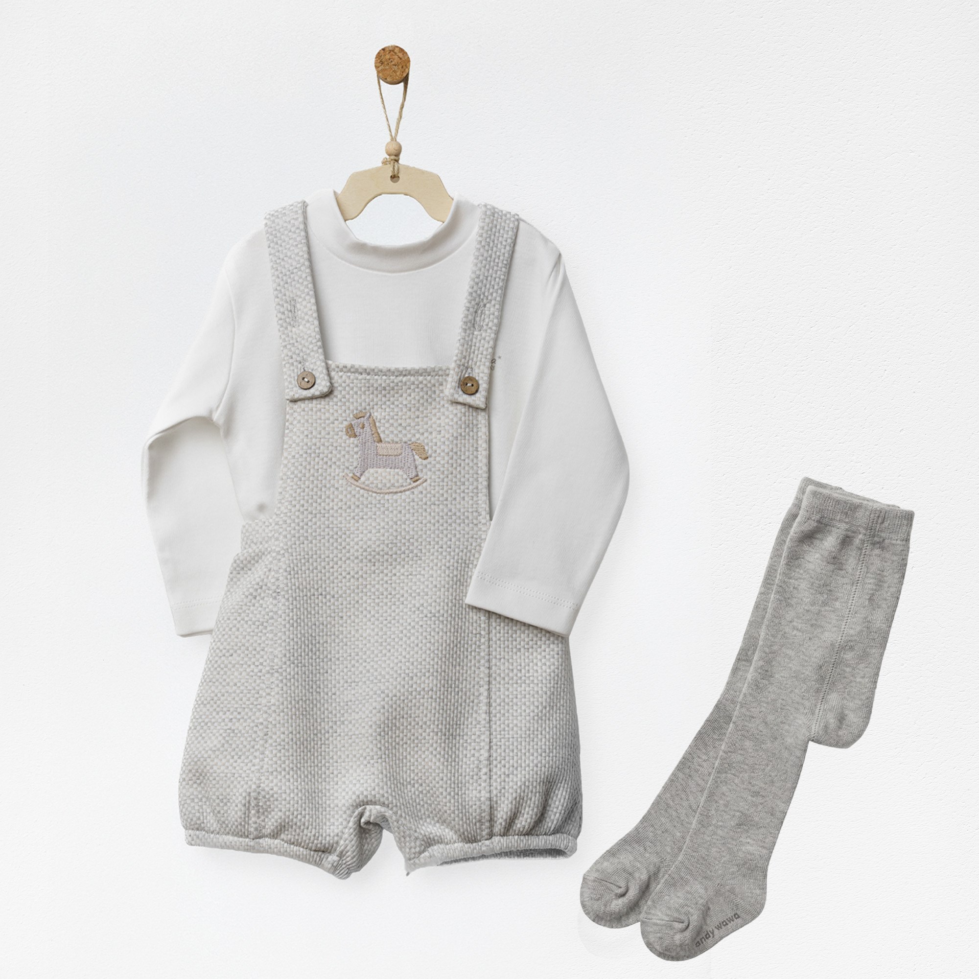 ANW-AC27290Erkek Bebek Takım 3 Pcs Set Gentleman Boys ANW-AC27290