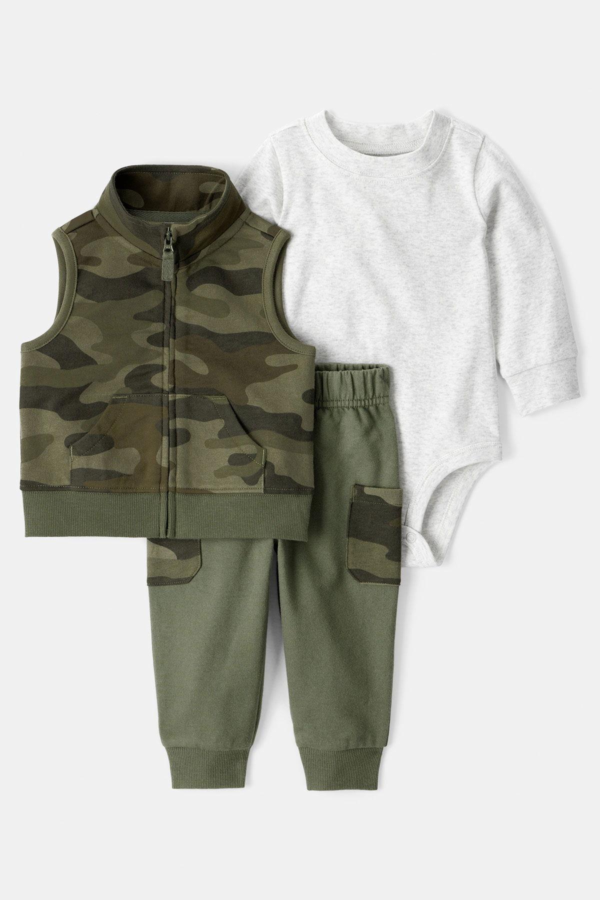 CTR-1T542210Erkek Bebek Yelekli Set CTR-1T542210