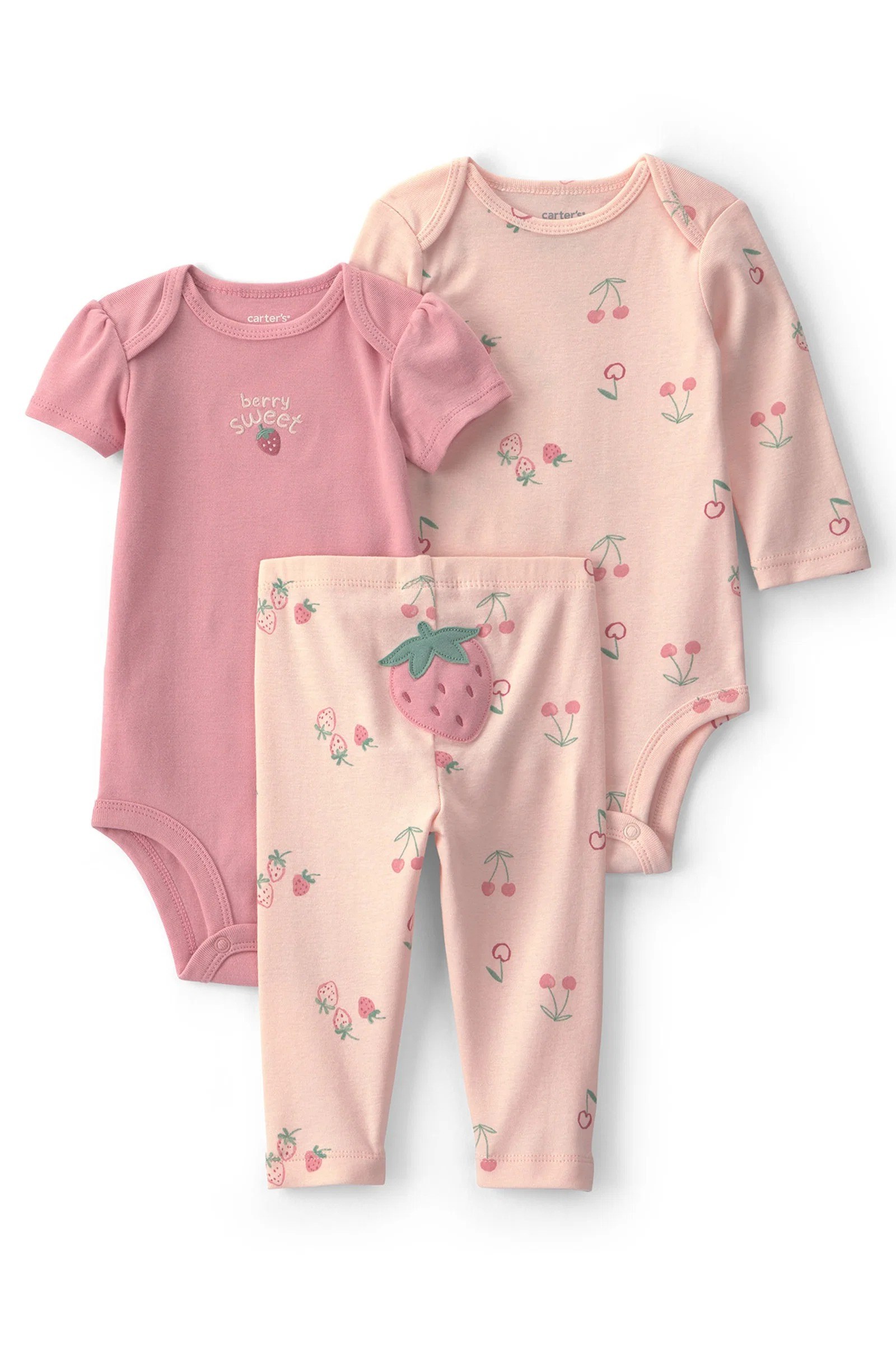 CTR-1V253610Layette Kız Bebek 3'lü Set CTR-1V253610
