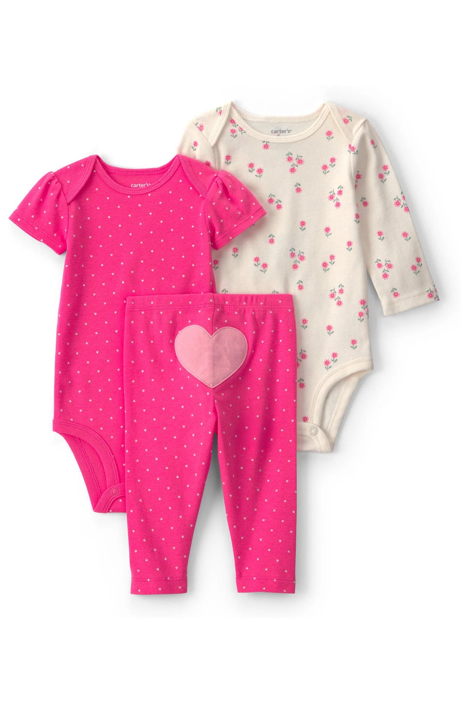 CTR-1V259010Layette Kız Bebek 3'lü Set CTR-1V259010