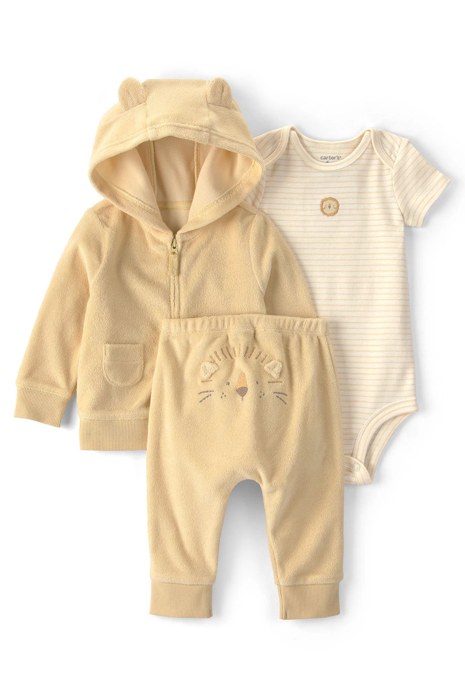 CTR-1V418710Layette Bebek 3lü Hırkalı Set CTR-1V418710