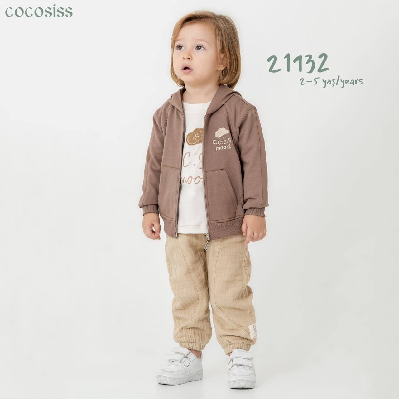 CCS-21132Erkek Çocuk Ceketli 3'lü Takım CCS-21132