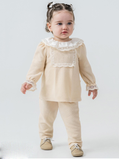 MIO-4427Kız Bebek Dantelli 2'li Takım MIO-4427