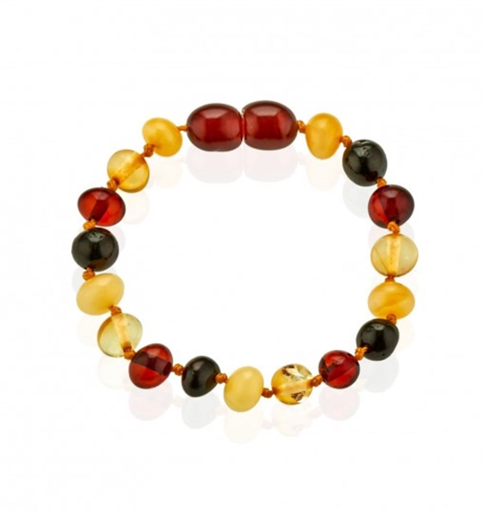 BABYJEM KEHRİBAR BEBEK BİLEKLİĞİ MULTİCOLOR