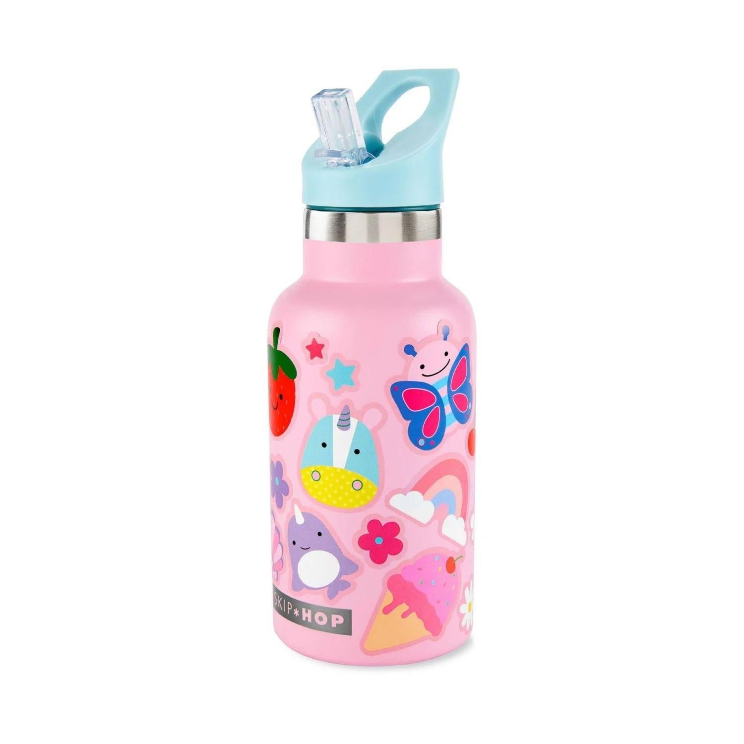 SKP-9Q361110Spark Style Paslanmaz Çelik Stickerli Suluk