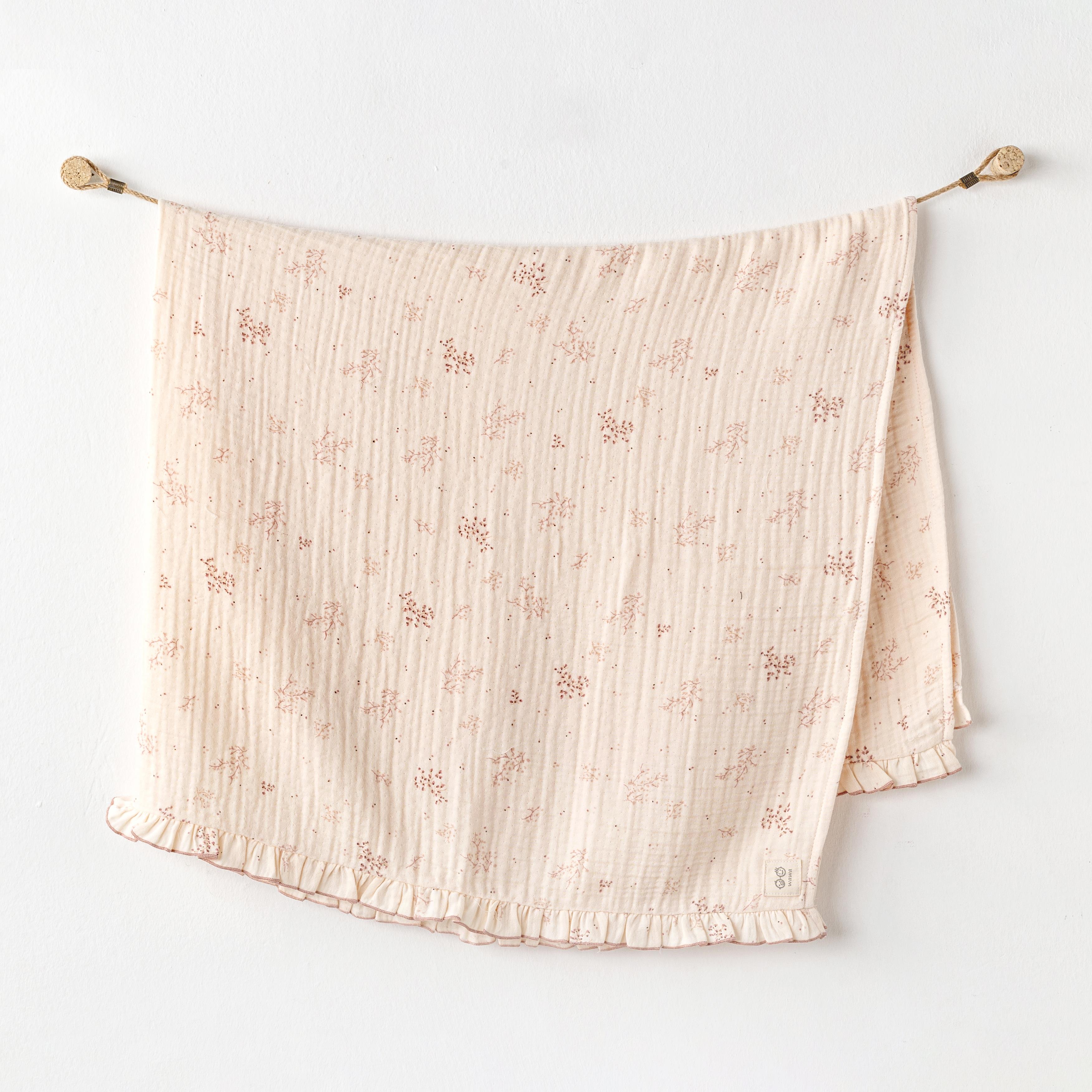 ANW-AC24693Kız Bebek Battaniye Blanket 120x90 Pretty Flowers AC24693