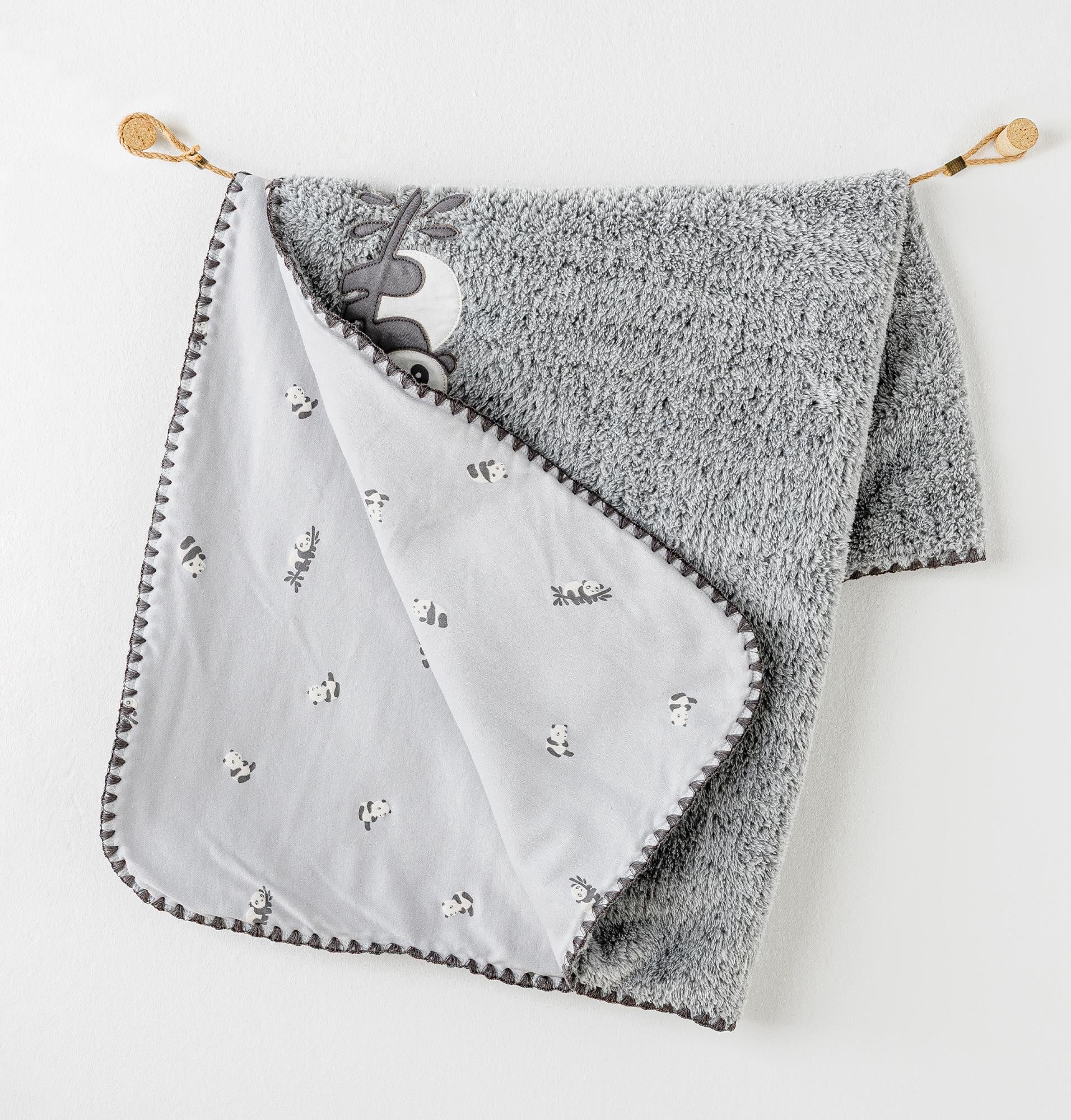 ANW-AC26033Erkek Bebek Battaniye Blanket 90x85 Welsoft Keep Smiling AC26033