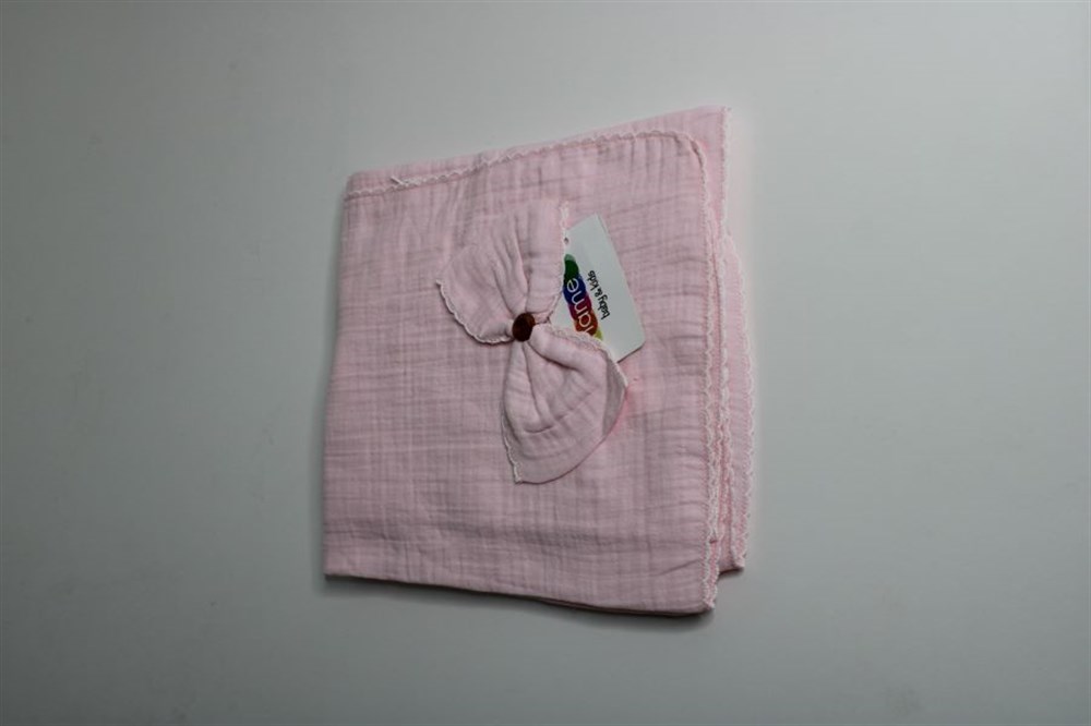 BİO-1089Bibaby LLittle Life 1089 Fiyonklu Müslin Bebek Battaniyesi 110*90cm