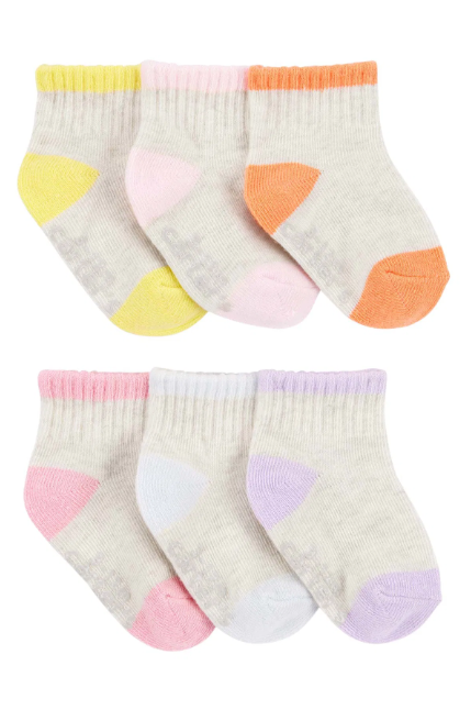 CTR-1S525610Kız Bebek Çorap Set 6'lı Paket 1S525610