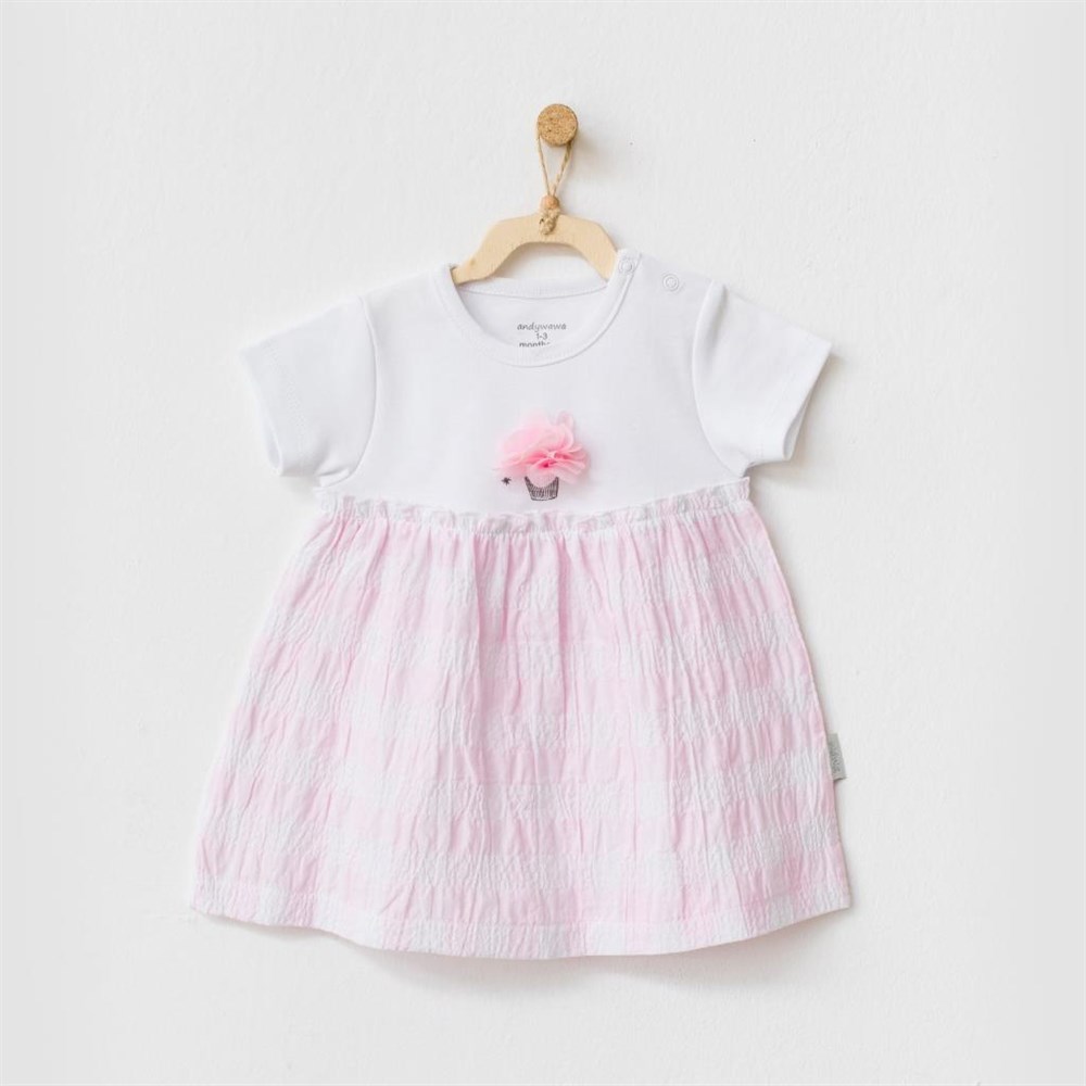 ANW-AC21916Andy Wawa 21916  Kız Bebek Elbise Dress Happy Days