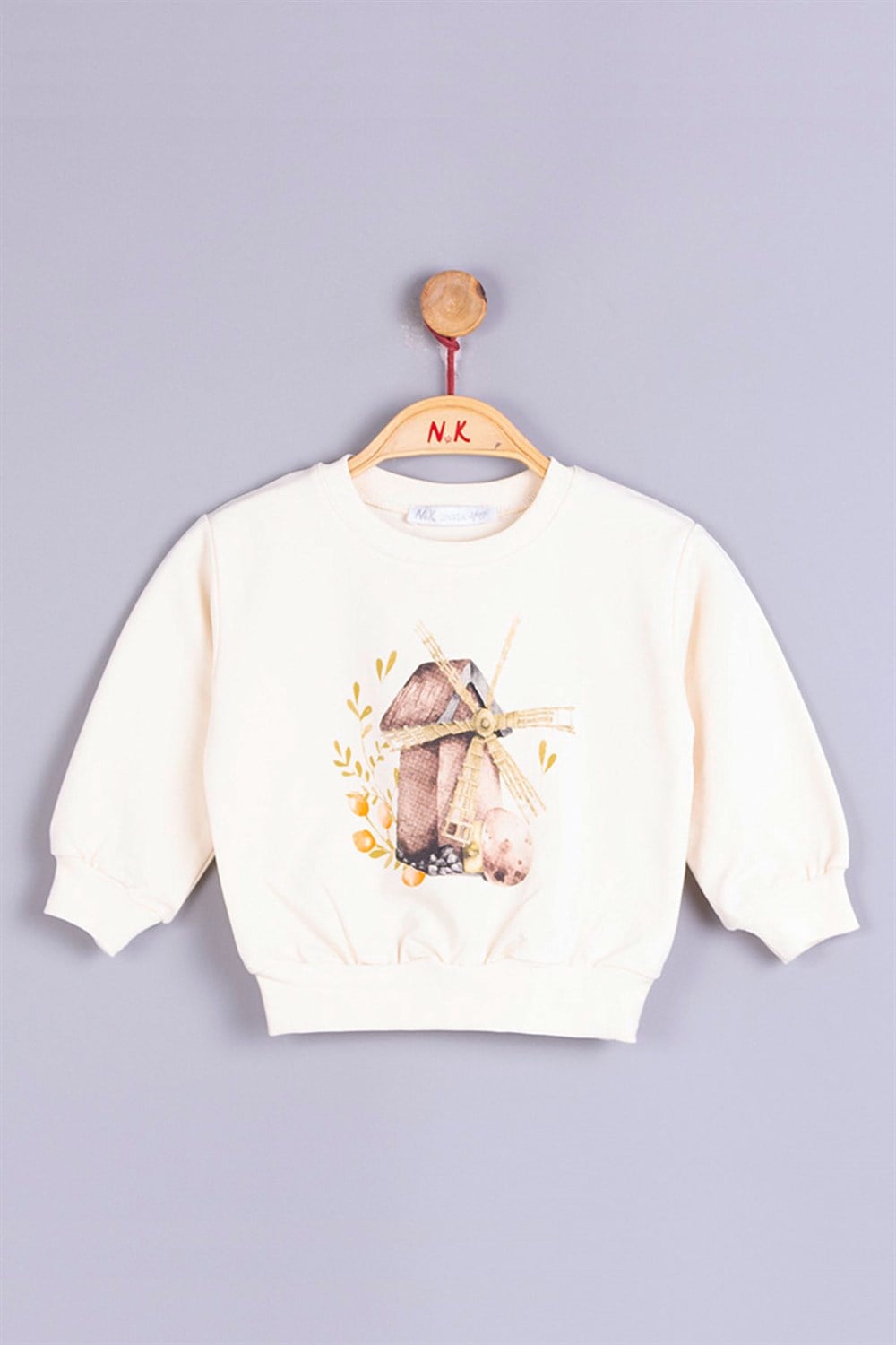 NK-33613Nk Kids NM33613 Kız Bebek Değirmen Sweat