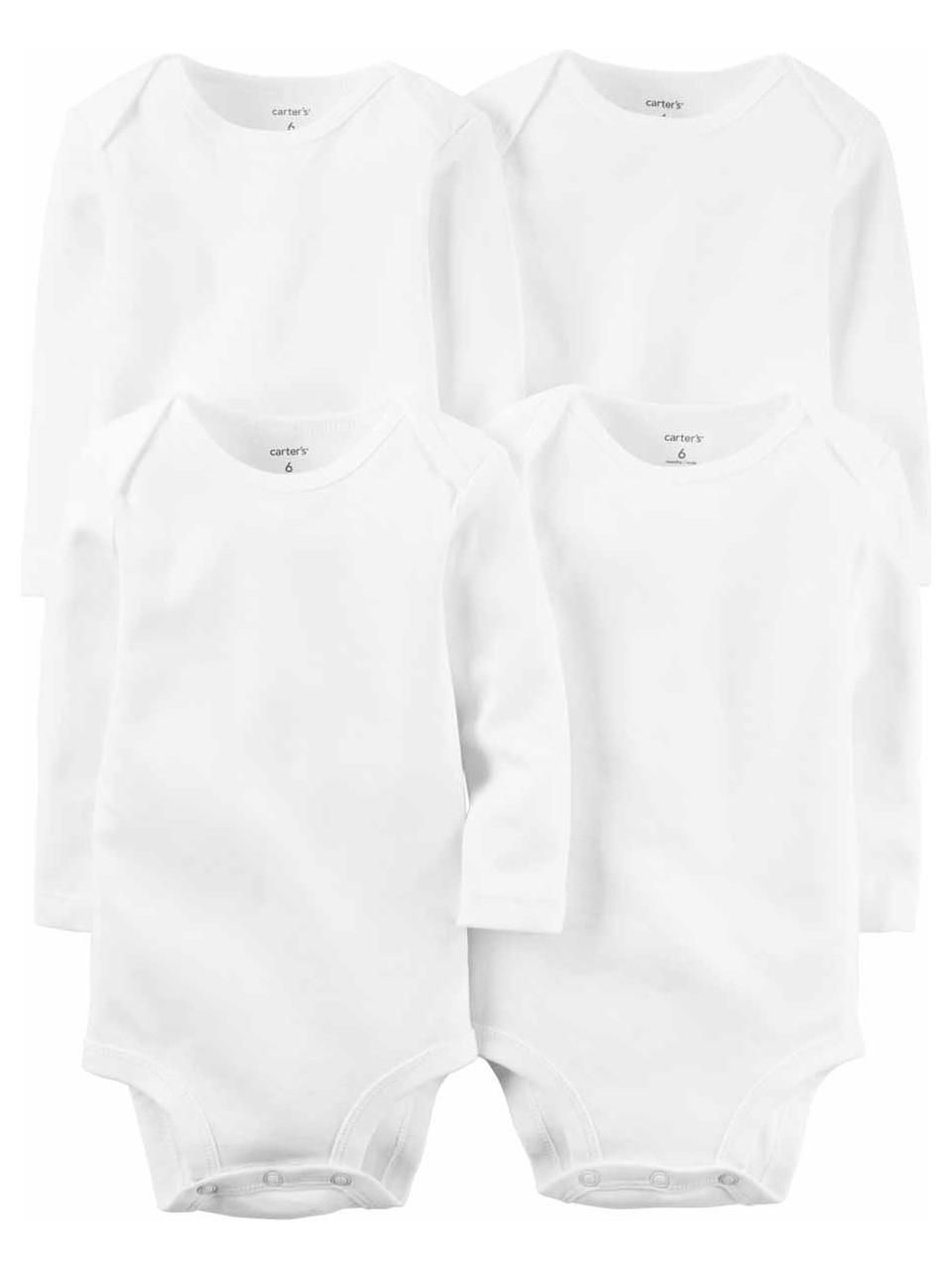 CTR-1L930610Layette Bebek 4'lü Beyaz Body Set 1L930610