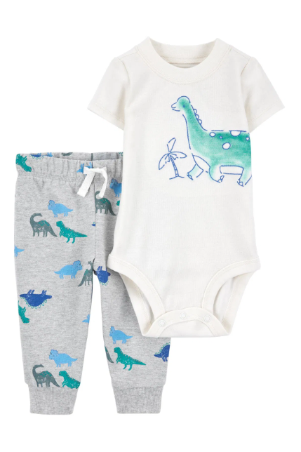 CTR-1S890610Erkek Bebek Body Pantolon Set 2'li Paket 1S890610