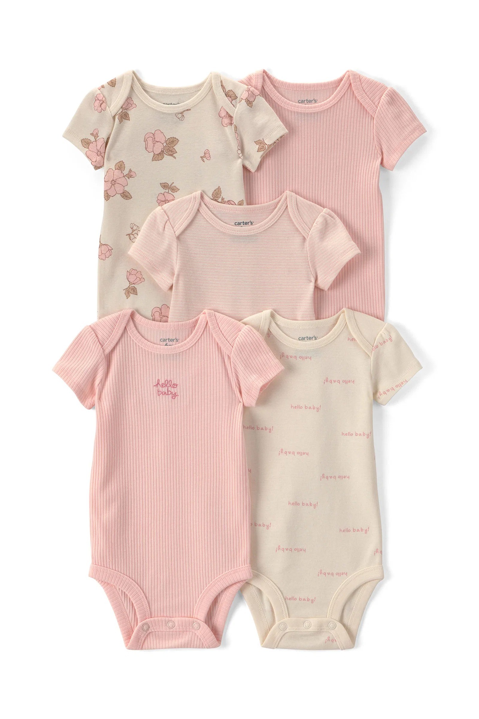 CTR-1V241810Layette Kız Bebek Çoklu Paket Body CTR-1V241810