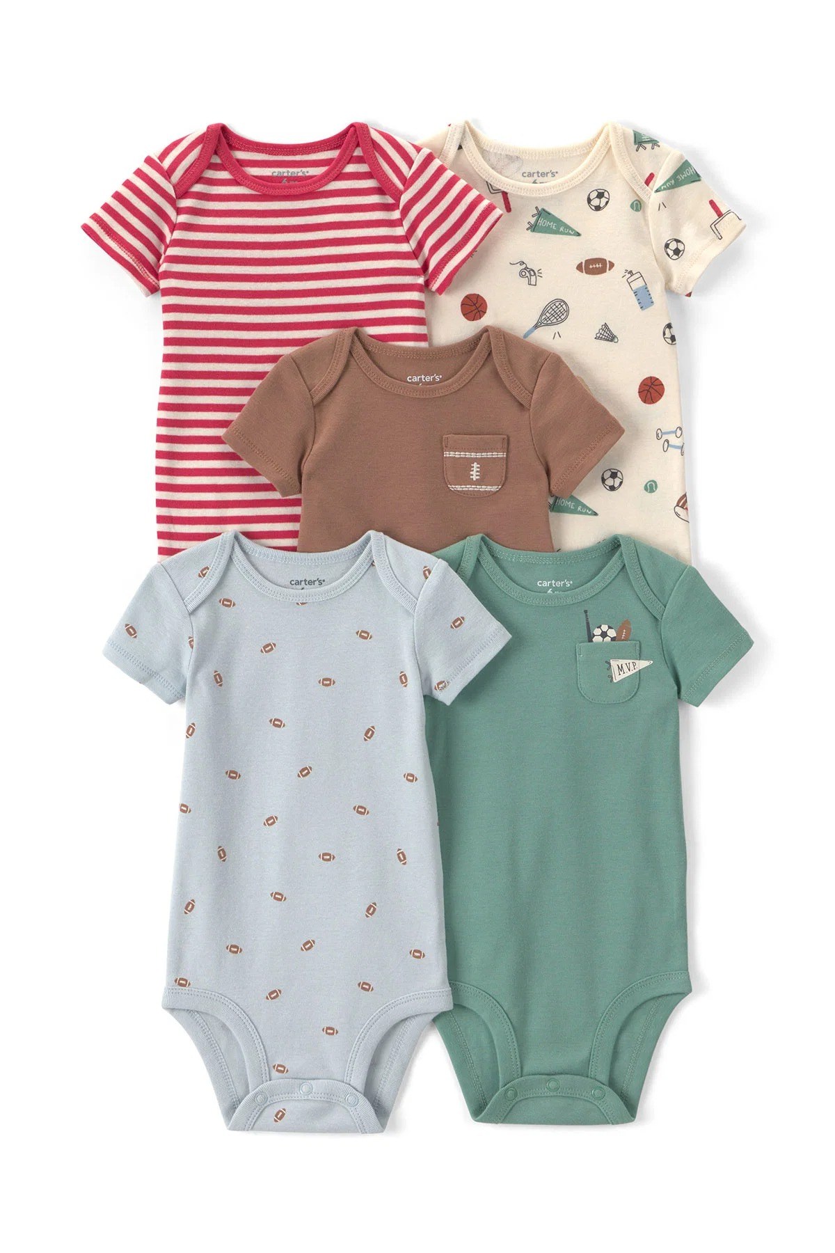 CTR-1V242210Layette Erkek Bebek Çoklu Paket Body CTR-1V242210
