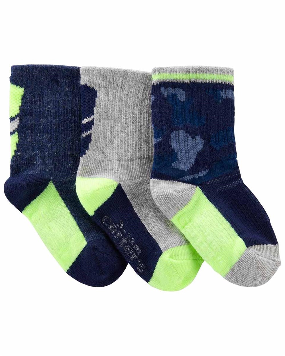 Carters 1M137110 Erkek Bebek 3'lü Çorap