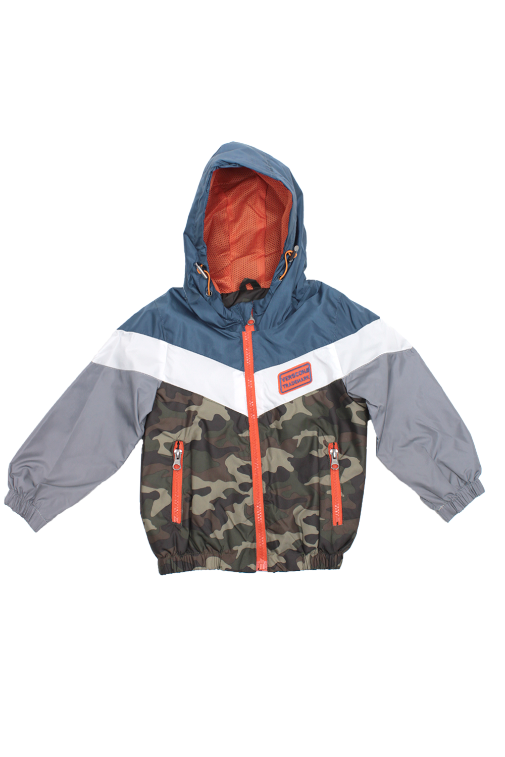 VERSCON-5015Erkek Çocuk Kamuflaj Yağmurluk