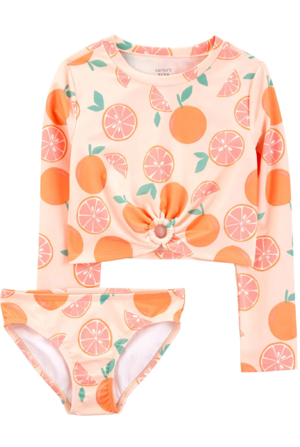 CTR-3S571110Kız Çocuk Güneş Koruyucu Mayo Set 3S571110