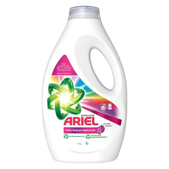 ARI-410Ariel Canlı Parlak Renkliler Sıvı Çamaşır Deterjanı 18 Yıkama