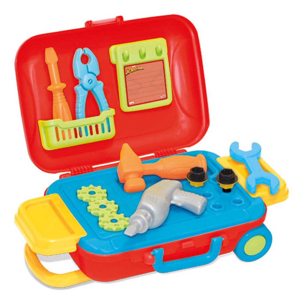 Dede Toys 03484 Spiderman Tekerlekli Bavul Tamir SetiFEN